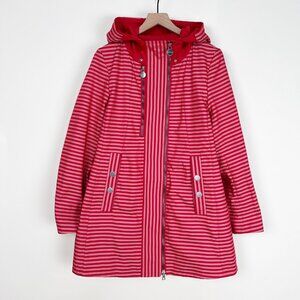 Anthropologie Creenstone Raincoat Rain Jacket Coat Colourful Funky Bright Spring